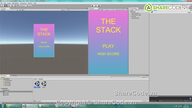 game unity,game unity3d,unity game 3d,source code học unity,code unity,game The Stack